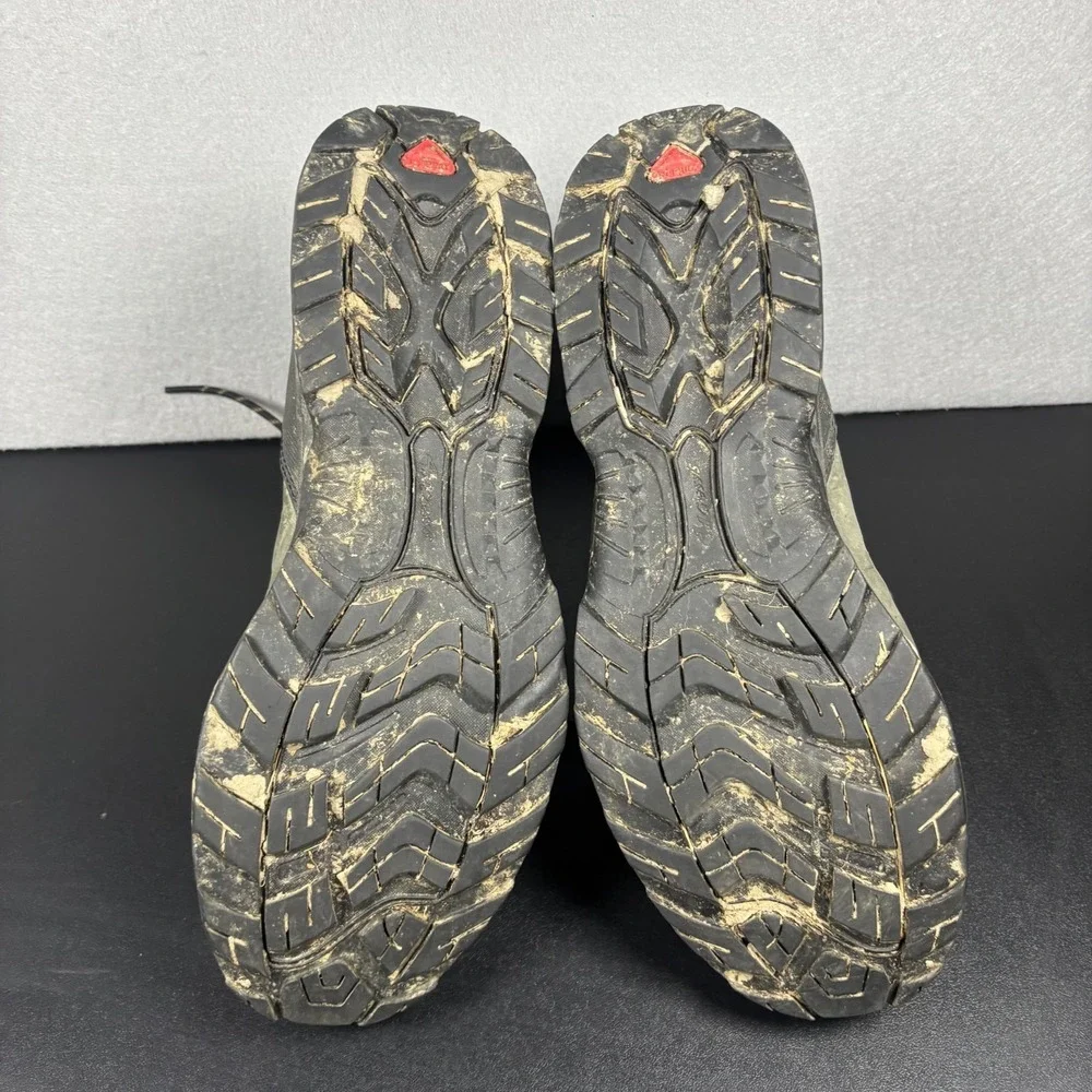 Salomon Quest 4D 2 GTX Hiking Boots Men's Size 12 Green Black Waterproof 373259
